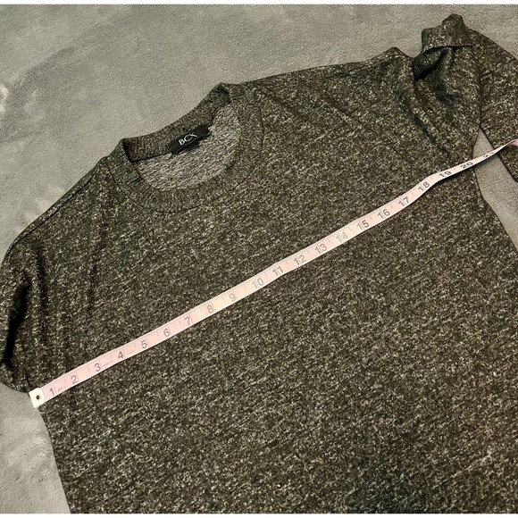 BCX Long Sleeve Womens Top Heather Black Size M NWOT - Picture 6 of 7